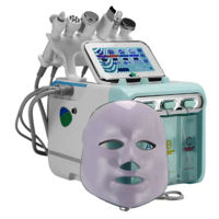 Hydrafacial Machine with Microdermabrasion Features Facial Treatment Equipment with LED Light