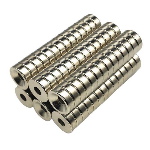 Round Countersunk Neodymium Sphere Magnet With Holes - Application: Industrial