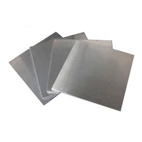 Square Nickel Alloy Plate - Color: Silver