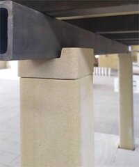 Cordierite Mullite Kiln Furniture Fitting Caps/ Connectors
