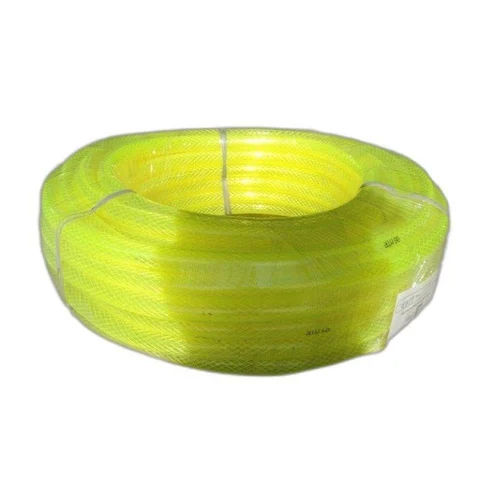 Yellow Pvc Braided Hose Pipe - Color: Different Available