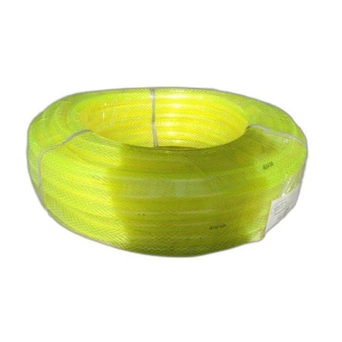 Yellow PVC Braided Hose Pipe