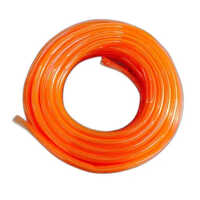 Orange Pvc Braided Hose Pipe - Shape: Round