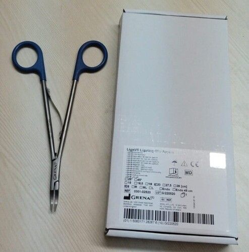 Click'Ava Ar Polymer Ligating Clips(20) Ss Open Surgery Polymer Clip Applier - Material: Steel