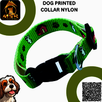 Adjustable Printed Dog  Buckle Collar PP / NYLON