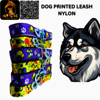 Printed & Padded Dog Leash (PP / NYLON)