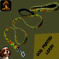 Printed & Padded Dog Leash (PP / NYLON)