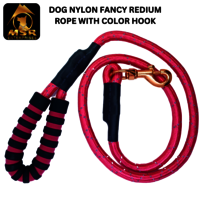 Dog Rope with Color Hook(Radium Nylon)