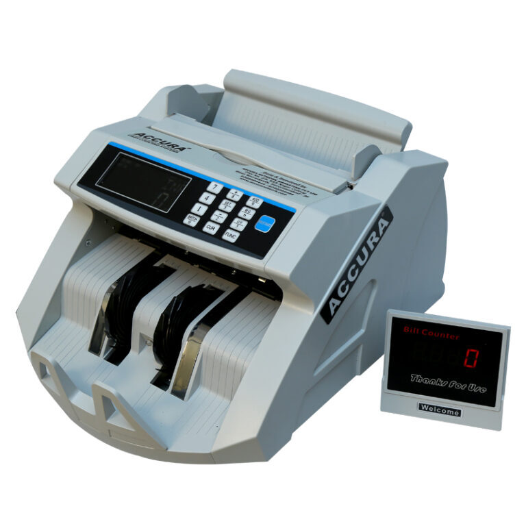 Accura Cash Counting Machine Platinum LCD with Voice Alert