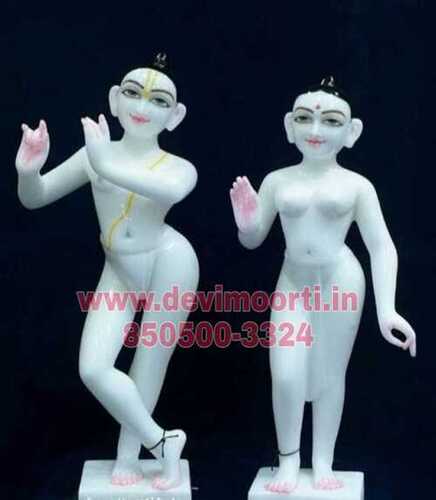 Marble banke bihari radha krishna statue 