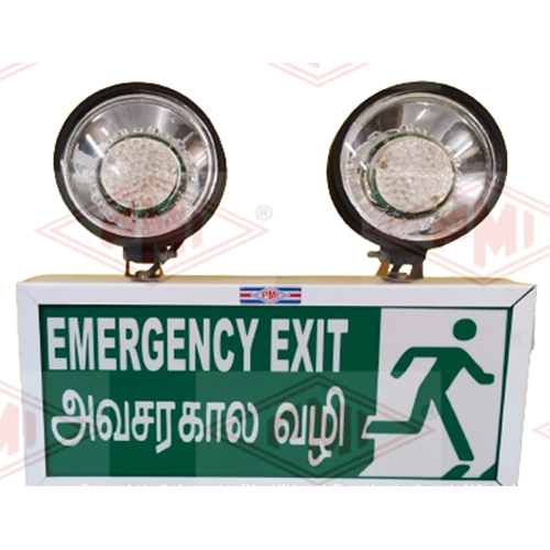 PMI New Light with Green Emergency Exit Regional Language