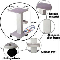 Beauty Cart,Salon Rolling Trolley Cart with Wheels Trolley Stand Beauty Instrument Tray Rolling Cart