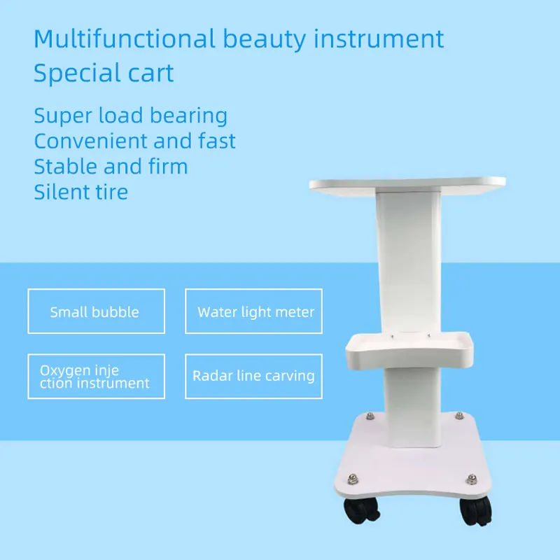 Beauty Cart,Salon Rolling Trolley Cart with Wheels Trolley Stand Beauty Instrument Tray Rolling Cart