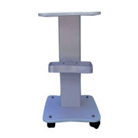 Trolley ABS Space Saving Beauty Trolley Stand Rolling Salon Cart Holder Spa