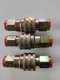 QUICK RELEASE COUPLING - Brass & SS | Up to 700 Bar Working Pressure, Corrosion Resistant SS Balls, Retaining Rings & Springs