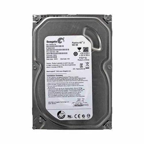 Seagate 500Gb Sata Hard Disk Drive - Application: Store Data