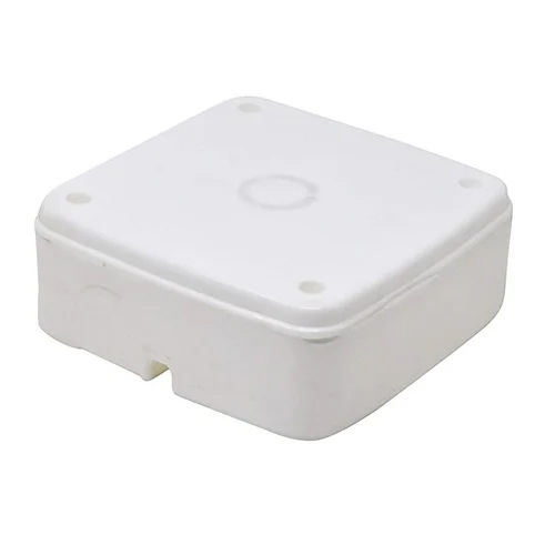 4X4 Pvc Junction Box For Cctv - Color: White