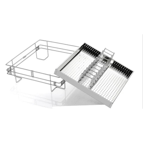 SS Wire Basket - Stainless Steel, 15 x 20 x 4 Inch | Versatile Storage Solution, Rust-Resistant, Indoor & Outdoor Use, Easy to Clean