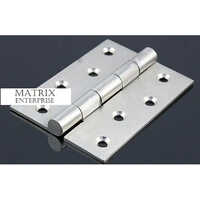 Welded Hinges - High-quality Aluminum, Polished Finish, Silver Color | Durable Industrial Door Fittings For Enhanced Security And Longevity