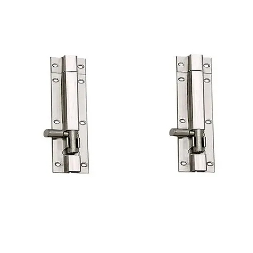Stainless Steel Tower Bolt - Color: Silver