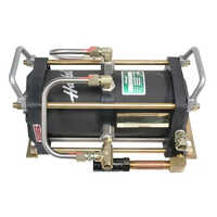 Haskel Air Amplifiers - Mild Steel, Compact Design, Black Finish | 12x Compressed Air Output, 50-60 Hertz, 220-440 Volt, Warranty Included