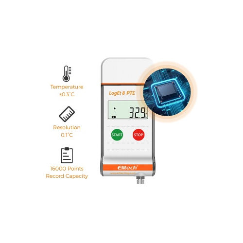 Elitech Loget 8 Pte Dry Ice Data Logger - Accuracy: High  %