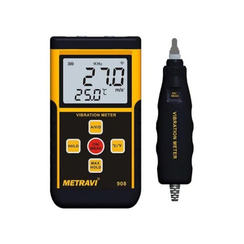 Metravi 908 Portable Vibration Meter - Application: Laboratory