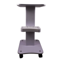 Salon Utility Trolley With Organizers - Color: White