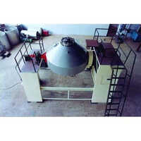 Double Cone Vacuum Drier - Stainless Steel, 25-5000 Liters, Metallic Silver | Vacuum Drying, Energy Efficient, Uniform Drying, Gentle Mixing