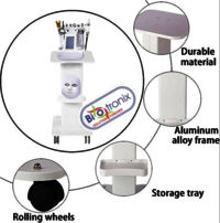 Salon trolley with adjustable trays Hair salon equipment mobile trolley