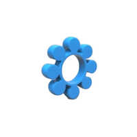 Mt Coupling Cushions - Pu Material, Round Shape, Eye-catching Blue Color, Durable Powder-coated Finish, Secure Jaw/spider Structure For Power Transmission