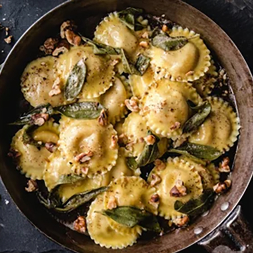 Pumpkin Cheese Ravioli