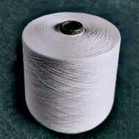 Elastic Weft Yarn (cotton+nylon) - Nylon 66 Inner Core, Long-staple Cotton Coating, White | High Tenacity, Prevents Slippage, Enhanced Modulus