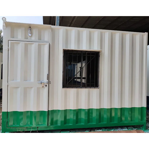 Steel Fabricated Office Cabin - Color: White