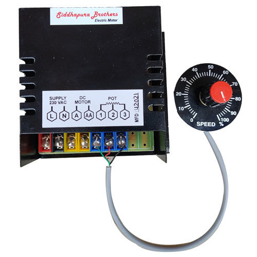 Electric Dc Motor Controller - Color: Black