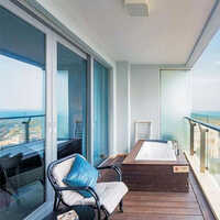 Sliding Balcony Door - Customized Size | White Polished Finish, Ideal For Modern Spaces And Enhancing Natural Light