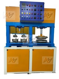 Fully Auto Hydraulic Paper Plate Machine In Surat - Color: Blue And Grey