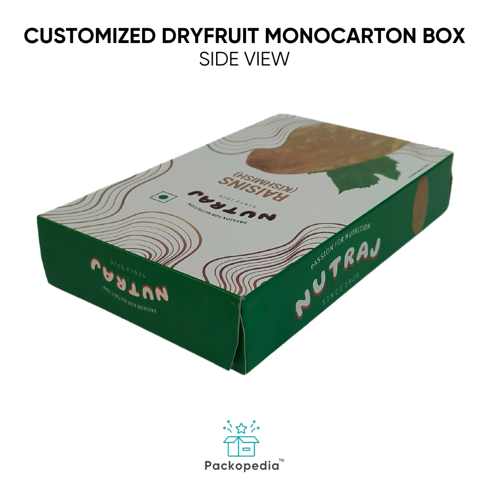 Customized Dryfruit Monocarton Box - Raisins