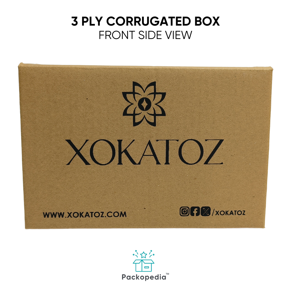 3 Ply Printed Corrugated E-Commerce Shipping Box Medium