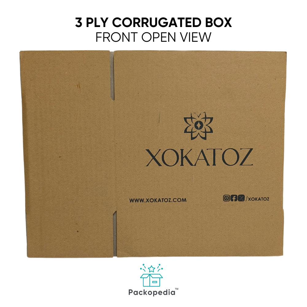 3 Ply Printed Corrugated E-Commerce Shipping Box Medium