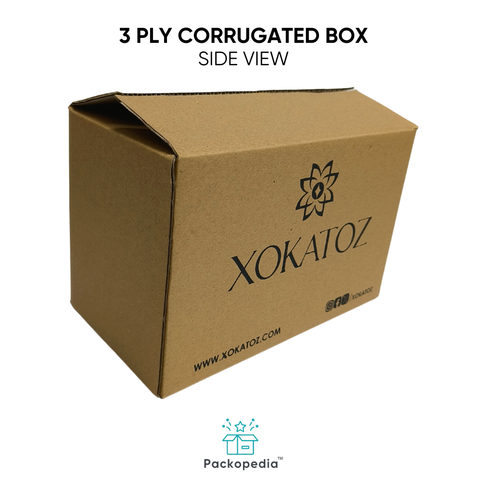 3 Ply Printed Corrugated E-Commerce Shipping Box Medium