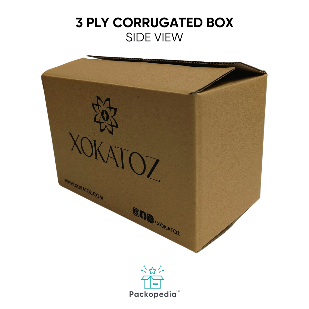 3 Ply Printed Corrugated E-Commerce Shipping Box Medium