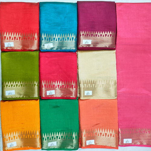 Ladies Rf Air Cell-1 Silk Saree - Color: Multicolor