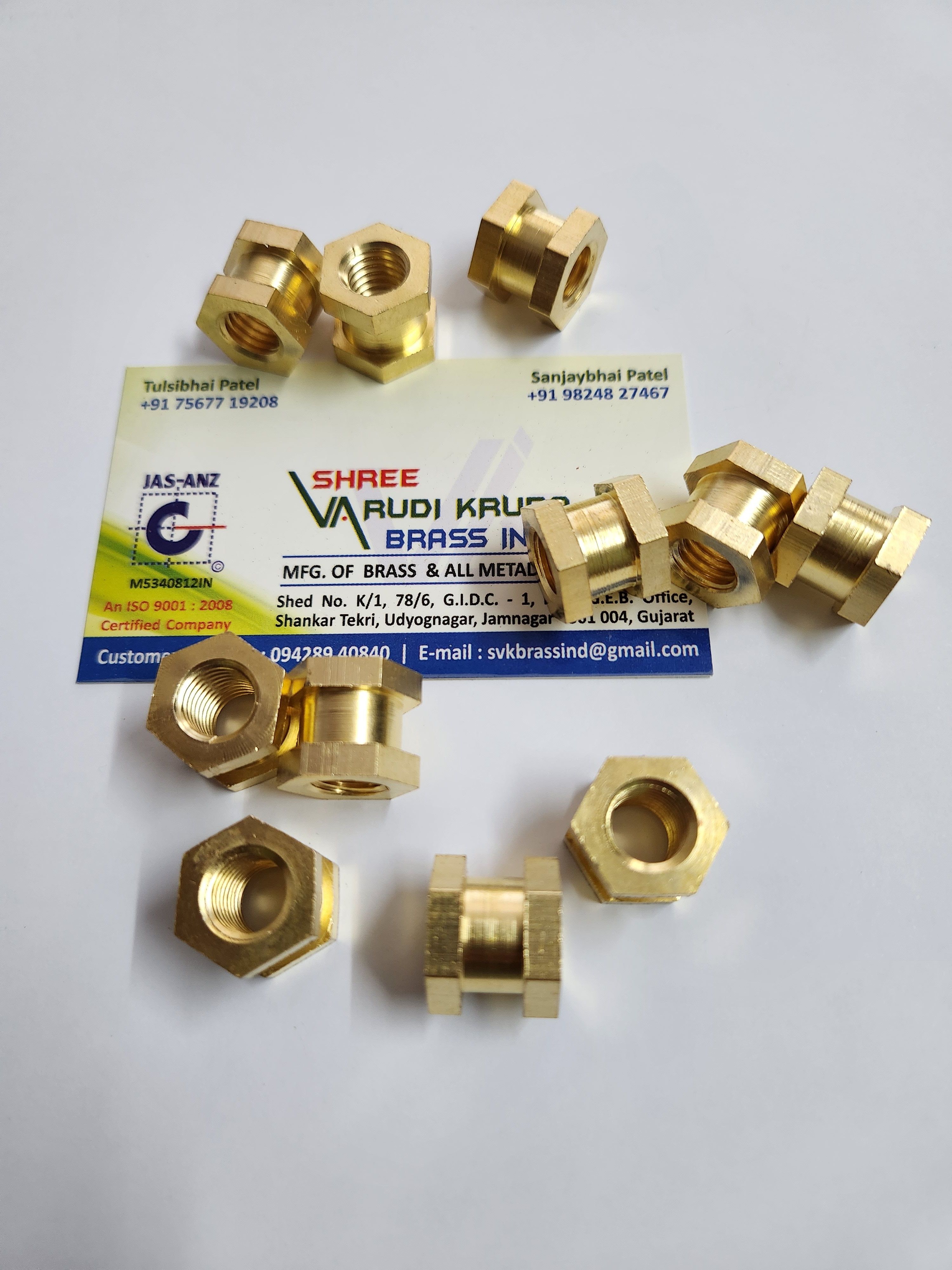 Brass Hex Inserts