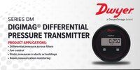 Dwyer DM-004 DigiMag Differential Pressure Transmitter Range 0-1 Inch WC