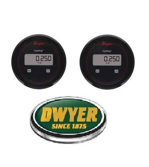 Dwyer DM-007 DigiMag Differential Pressure Transmitter Range 0-3 Inch WC