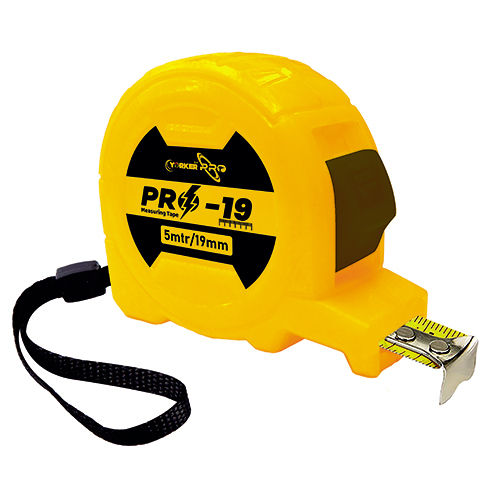 Pro-19 Steel Measuring Tape - Color: Yellow