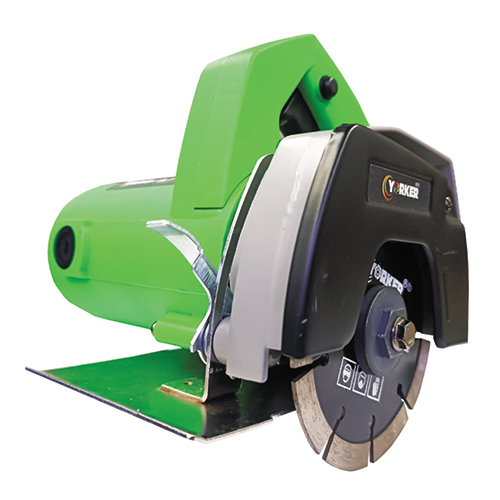 YK4SA Marble Cutter - Mild Steel, 220/230V , 1050 Watt Power, Variable Speed, Sleek Green Design