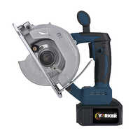 Cordless Circular Saw - Mild Steel, Variable Speed, 220-440 Volt Power | Electric, Industrial Application, Blue And Black Design, Warranty Included
