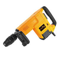 Demolition Hammer - Mild Steel, 1500w Input Power , Yellow And Black Finish, 230-240v Electric, Variable Speed Feature For Heavy-duty Tasks